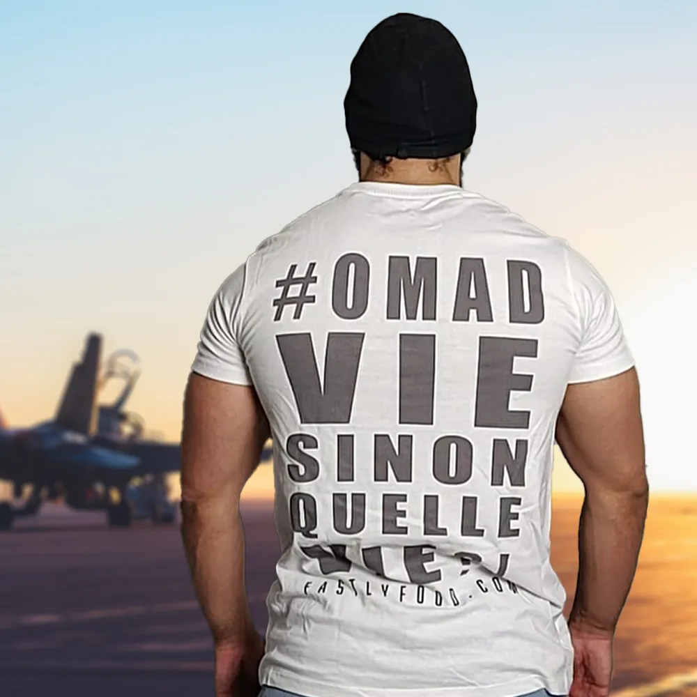 T-shirt OMAD Army, coloris blanc